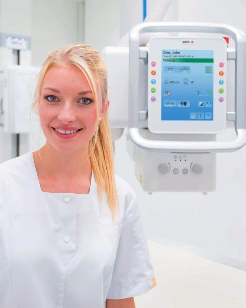 LOOKING FOR SPEED, PRECISION AND COMFORT? Head for the top of the line: the DR 600 high performance digital X-ray room.