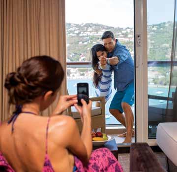THE HAVEN (DELUXE) OWNER S SUITES Όσο αφορά σουίτες η NCL σας παρέχει τις καλύτερες, μεγάλα μπαλκόνια, ευρύχωρα καθιστικά, πλουσιοπάροχα εξοπλισμένα μπάνια, ιδιωτικά γεύματα, μπάτλερ και