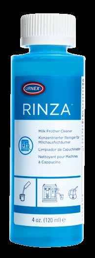 Urnex Rinza Καθαριστικό Υπολειμμάτων Γάλακτος 5,90 Urnex Rinza Home Καθαριστικό Υπολειμμάτων Γάλακτος Καθαριστικό υπολειμμάτων γάλακτος Διασπά την συσσωρευμένη πρωτεΐνη του