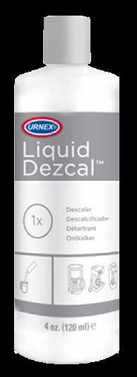 120ml Urnex Liquid Dezcal Υγρό Καθαριστικό Αλάτων 3,99 Urnex Liquid Dezcal Home Υγρό Καθαριστικό Αλάτων Μη τοξικό, βιοδιασπώμενο και ασφαλές καθαριστικό αλάτων Αφαιρεί γρήγορα