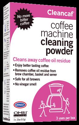 χρήση Συσκευασία blister που περιέχει 8 ταμπλέτες Urnex Cleancaf Home Καθαριστικό Ελαιών & Αλάτων 3,90 Urnex Cleancaf Home Καθαριστικό Μηχανών Καφέ Οικιακής Χρήσης Σκόνη καθαρισμού που εξαλείφει τα