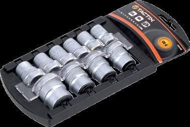 6, 7, 8, 9 & 10mm 1 προέκταση 1/4 50mm 1 κατσαβίδι για