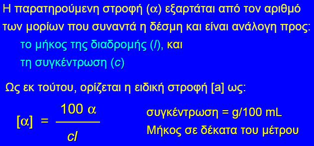 Δεξιόστροφα (+) και