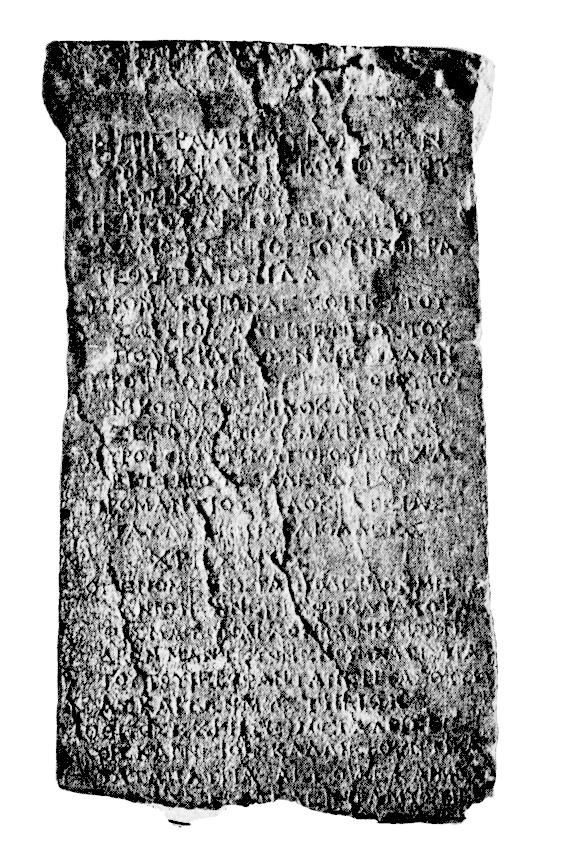 INSCRIPTIONS CARGOS (Suite) (î). Inscr. n 2 (ci-dessus, p. 175). 3.