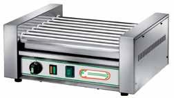 Ισχύς: 2Kw/230Volt. Μοντέλο VARMAKW2.0 : 135 Μηχανή hot dog Cenedese Ιταλίας. Μοντέλο CW6. Με 6 κυλίνδρους 35εκ.