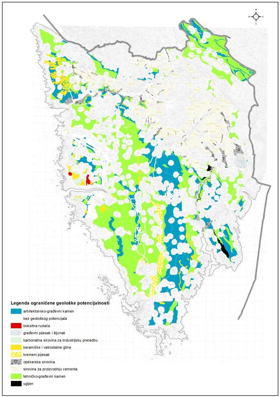 ZAKLJUČAK S OSVRTOM NA MOGUĆNOSTI ISKORIŠTAVANJA MINERALNIH SIROVINA 2741,03 km 2 tzv.