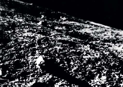 Luna 9 foto Kuust. 50 aastat maandumisest Kuule: 3.