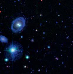 Lihtsaim nendest, Einsteini rõngas, tekib, kui kaks galaktikat paiknevad Maalt vaadatuna täpselt teineteise taga.