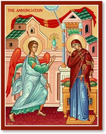Below is an excerpt from one of Fr Alexander Schmemann s (+1983) sermons on the Annunciation: I don t pretend to understand what an angel is, nor, using the limited language of human reason, can I