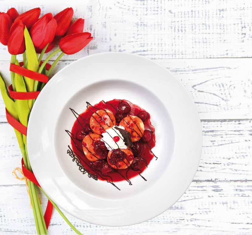 18 Recept: Slastni cmoki Sestavine: sveæi cmoki z mareliënim nadevom