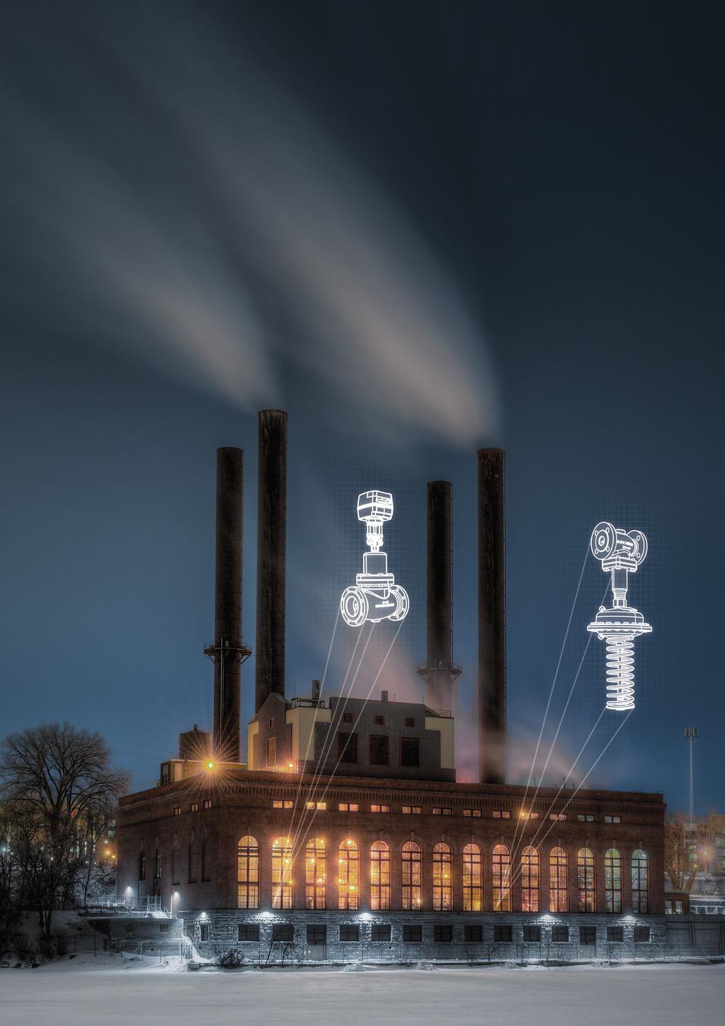 Parné ventily Danfoss Úspora energie