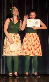 Theater / Θέατρο Theaterstück,,Froschpunzel / Θεατρικό έργο «Froschpunzel» Stavroula Markou, Erzieherin & Maraia Skabardonis, Kindergärtnerin Σταυρούλα Μάρκου, παιδαγωγός & Μαράϊα Σκαμπαρδώνη,