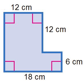 مما يأتي: مساحة الشكل المركب المنتظم المجاور تساوي a. 7. cm b. 8. cm c. 7. cm d.