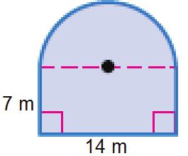 5 cm مساحة الشكل المركب المنتظم المجاور تساوي a. 75 cm b. 70 cm c. 80 cm d.