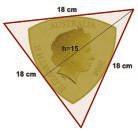 [ ]5-6 - مساحة االشكال المستوية المركبة غيرالمنتظمة Area of Irregular compound Plane shapes المستوي المركب غير المنتظم : يتكون الشكل المستوي المركب غير المنتظم من شكلين مستويين بسيطين او أكثرغير