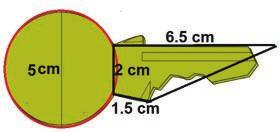 0cm تأك د من فهم ك ج د مساحة سطح كل من االشكال المستوية المركبة االتية : cm 6mm cm 6mm cm 6mm mm 8mm.5cm.