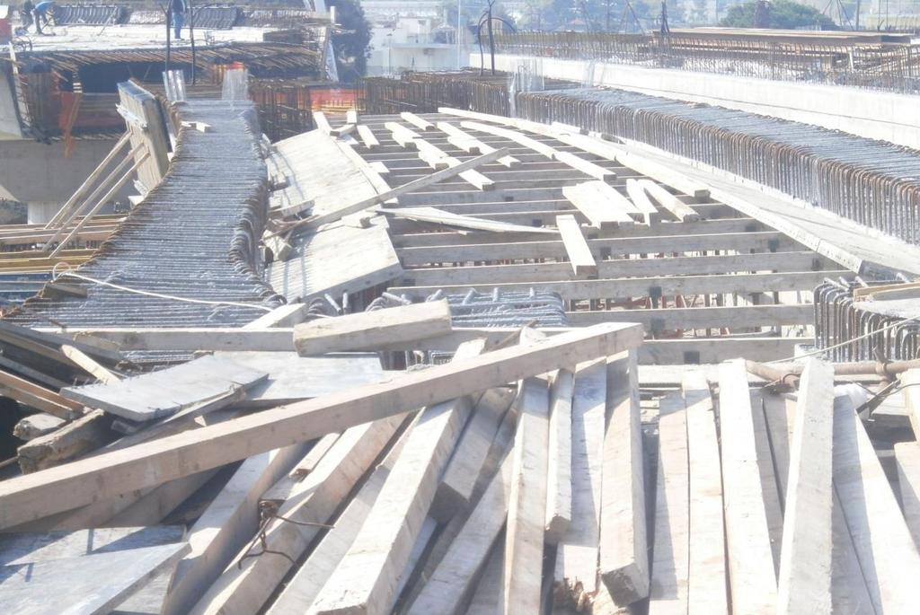 ανοίγματος της γέφυρας Τ3, πριν τη σκυροδέτηση.