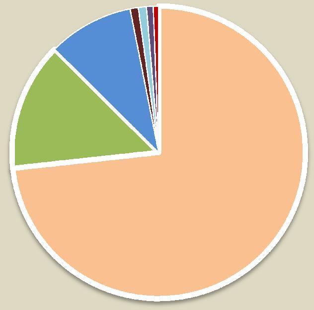 Grafik br. 1. Grafički prikaz tržišnog učešća društava za kablovske telekomunikacije 0,74% 0,90% 0,59% 0,90% Tržišno učešće Telekom Srbija a.d. Beograd 9,40% VIP Mobile d.o.o. Beograd 14,20% SBB d.o.o. Beograd Intracom Telecom d.