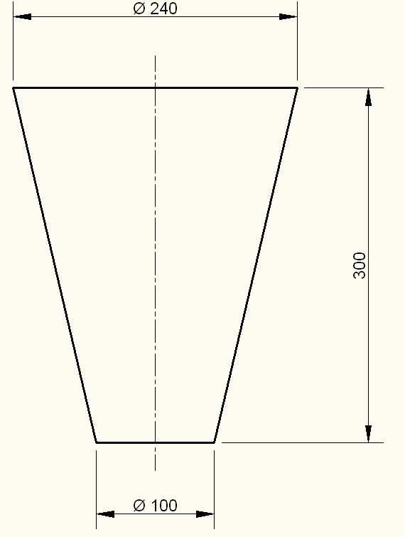 Aproksimacija volumena flanže: V f = 46 L Centralno pojilo koje napaja gornji plašt kape: V c.poj > k V p V c.poj > 6 L Šest pojila koja napajaju flanžu: V f.poj > k V p V f.