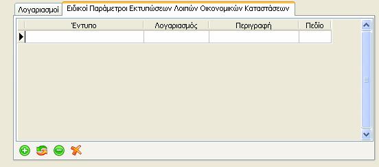 Συγκεκριμένα συνδέουμε την κίνηση ενός λογαριασμού στο συγκεκριμένο άρθρο με ένα ή περισσότερα πεδία των σχετικών εκτυπώσεων.