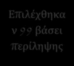Επιλέχθηκα ν 99 βάσει περίληψης