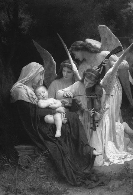 sajandi esimesel ja teisel kolmandikul, mil kunstis valitses rafineeritud ja elegantne rokokoo, olid inglid samuti lapsukesed või siis vähemalt haprad tütarlapsed. Kuid ajad muutusid ning alates 18.