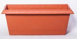 88 S E R V I C E / E X P E R I E N C E / Q U A L I T Y 89 15 lt 11 lt 55 lt 29,00 cm 26,00 cm Ø 35,00 cm Ø 33,00 cm Code: 00320088 Γλάστρα τερακότα Νο 334 Flowerpot terracota Ghiveci teracota 20 τεμ.