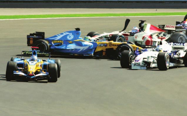 pozicijà, o jo komandos draugui F.Massa - pirmà. âempionato lyderis kart lenktynes pradòjo treãias. Jau ties pirmu lenktyni posapplekiu vyko avarija, per kurià nukentòjo e i lenktynininkai.