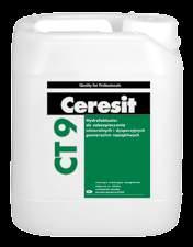 CT 9 Ultra-Tight Agent hidrofob pentru protecția suprafețelor minerale sau absorbante Agent de impregnare fără solvenți pentru toate suprafețele minerale și pe bază de dispersie CARACTERISTICI reduce