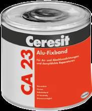 CA 23 Bandă de fixare din aluminiu Pentru muchiile și capetele hidroizolației și pentru reparații la bariera de vapori CARACTERISTICI impermeabil flexibil autoadeziv rezistent la acțiunea razelor