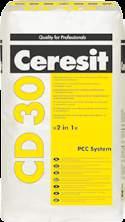 CD 30 Protecție anticorozivă minerală, monocomponentă și mortar de contact 2 în 1 Mortar de protecție pentru oțel și suprafețe de beton CARACTERISTICI protejează armăturile și asigură un strat de