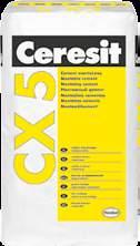 CX 5 Ciment de montaj pentru lucrări cu fixare rapidă și puternică CARACTERISTICI întărire rapidă impermeabilitate fără cloruri nu fisurează rezistență la îngheț DOMENII DE UTILIZARE X XPentru
