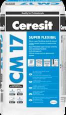 CM 17 Adeziv super flexibil de culoare gri, pentru placări ceramice și din piatră naturală C2 TE EN 12004 : 2007 + A1 : 2012 FĂRĂ ALUNECARE EN 12002:2008 EN 12002:2008 S1 Adeziv pentru suprafețe