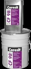 CF 98 Șapă autonivelantă epoxidică CARACTERISTICI Ceresit CF 98 Epoxy Self Levelling este un material de acoperire autonivelant, pe bază epoxidică, fără solvenți, cu două componente, pentru suprafețe