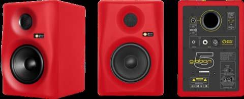 Διαθέτει στο εμπρός μέρος Volume control, επιλογή εισόδου, κουμπί σύνδεσης Bluetooth, Gibbon Air Auxiliary in με mini Jack και