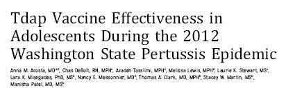 Pediatrics, 2015 Pediatrics, 2016 Αποτελεσματικότητα Τdap σε εφήβους (που έλαβαν και τις 6 δόσεις ap): 70-75%, 1