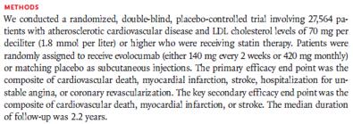 Evolocumab Η µεγάλη µείωση της LDL µεταφράζεται σε µείωση ΚΑ συµβαµάτων;;; Μείωση LDL : απο 90mg/dL!