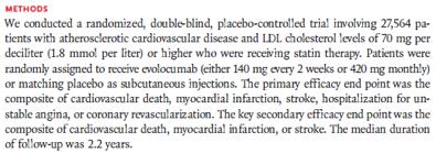 Evolocumab Η µεγάλη µείωση της LDL µεταφράζεται σε µείωση ΚΑ συµβαµάτων;;; Μείωση LDL : απο 90mg/dL!