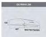 Λευκό ή Καφέ 2x130 580 120 69 114,00 OLYMPIA - 90 2M Λευκό ή Καφέ 2x130 580 150 69 136,00.