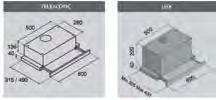 GRΙ-INOX 2x125 650 120 61 120,00 TELE - 60 INOX 2x125 650 120 61 147,00 TELE - 60 LUX INOX TURBO 140W 750 150 57 222,00.
