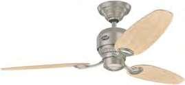 ... ΑΝΕΜΙΣΤΗΡΕΣ ΟΡΟΦΗΣ ΣΕΙΡΑ MERCED CEILING FANS ΔΙΑΜΕΤΡΟΣ: 112 cm ΠΛΗΘΟΣ ΠΤΕΡΥΓΙΩΝ: 3 ΧΡΩΜΑΤΙΣΜΟΙ: Σκελετός Brushed Nickel με πτερύγια 2
