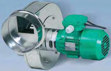 centrifugal fans ΦΥΓΟΚΕΝΤΡΙΚΟΙ ΕΞΑΕΡΙΣΤΗΡΕΣ ΑΝΟΞΕΙΔΩΤΟΙ ÓÅÉÑÁ CIB - CIT CENTRIFUGAL FANS INOX Μοτέρ 2 πόλων 230V-50Hz ή 230/400v-50Hz. Kέλυφος και φτερωτή από ανοξείδωτο ατσάλι AISI-304.