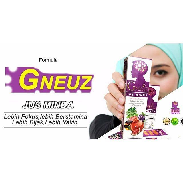 56 GNEUZ JUS MINDA Gneuz Jus Minda merupakan suplement yang berasaskan makanan Sunnah dan dihasilkan dalam bentuk cecair yang memudahkan pengambilan.