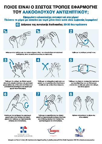 Οδηγίες προς τους γονείς για την αποφυγή μετάδοσης λοιμώξεων Πλένετε καλά τα χέρια σας πριν την επαφή σας με το παιδί με σαπούνι και νερό ή με αλκοολικό διάλυμα Φοράτε μάσκα και ποδιά όταν αυτό είναι