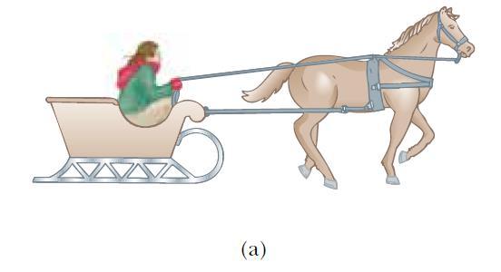III Njutnov zakon F ts Sila trenja između sanki i podloge F tk Nesvakidašnja situacija: Čovek se rekreira vožnjom sankama koje vuče konj.