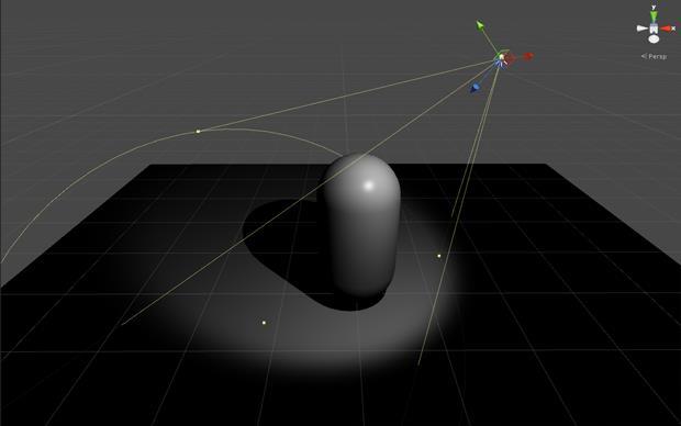 Εικόνα 27: Real Time Lighting Τεχνική Baked Lightmaps Global Illumination Η Unity έχει τη δυνατότητα να υπολογίσει σύνθετα εφέ φωτισμού χρησιμοποιώντας το υπολογιστικό μοντέλο Global Illumination και