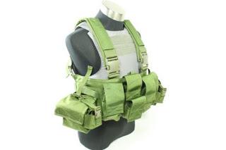 Chest rigs Τα Chest Rigs είναι εξέλιξη των Rigs, όπου η ζώνη έχει ανέβει πλέον στο ύψος της κοιλιάς (και πάνω) και έχει διαφοροποιηθεί σε σχήµα µε κάλυψη µόνο µπροστά ή/και στα πλάγια.