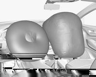 64 Καθίσματα, προσκέφαλα Σύστημα μπροστινών αερόσακων Το σύστημα μπροστινών αερόσακων αποτελείται από έναν αερόσακο στο τιμόνι και έναν στο ταμπλό στην πλευρά του συνοδηγού.