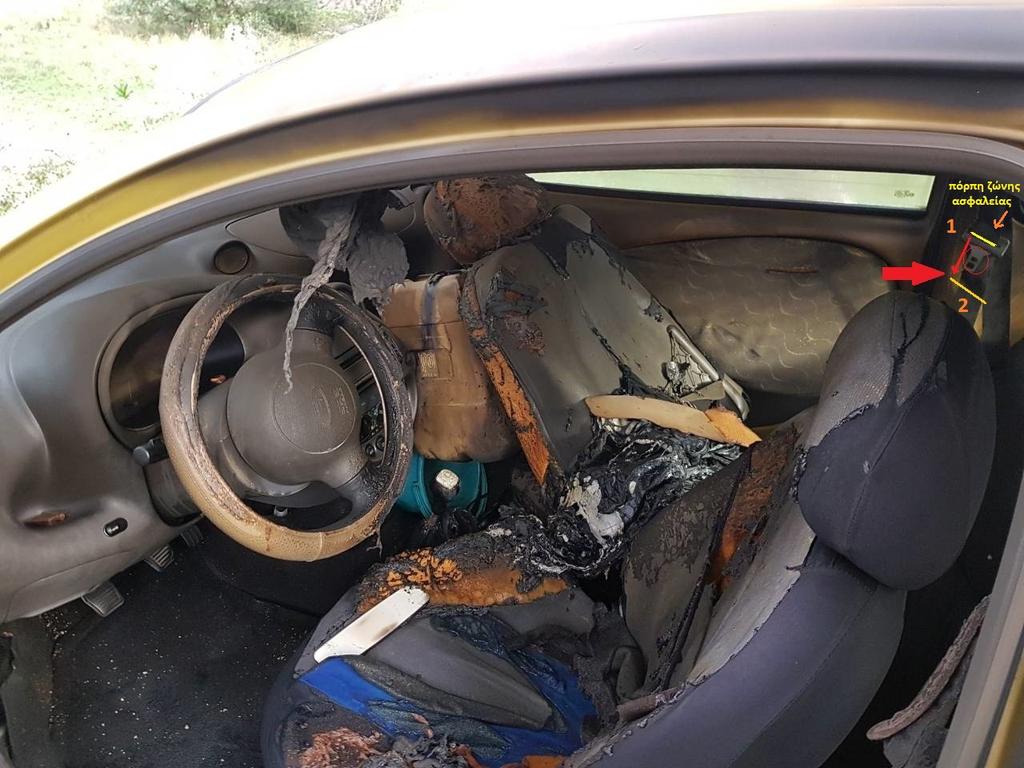 Φωτογραφίες 3 και 3α: Ο δείκτης καύσης (ίχνος)