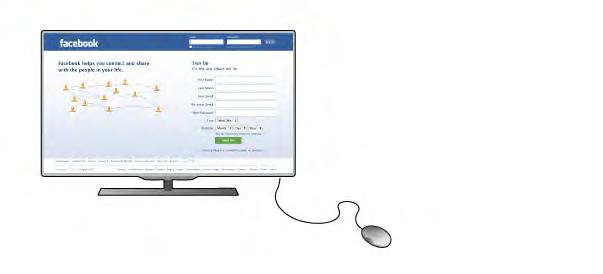 Πλήκτρα για εφαρµογές Smart TV και σελίδες στο Internet - Tab και Shift Tab = Επόµενο και Προηγούµενο - Home = µετάβαση στην αρχή της σελίδας - Home = µετάβαση στο τέλος της σελίδας - Page Up = µία